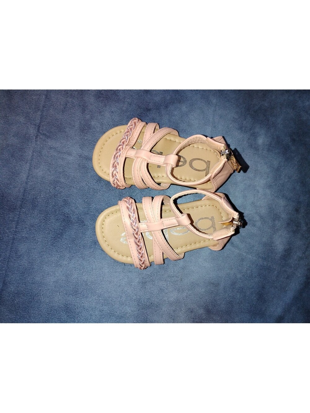 Bebe baby girls size 7 infant shoes